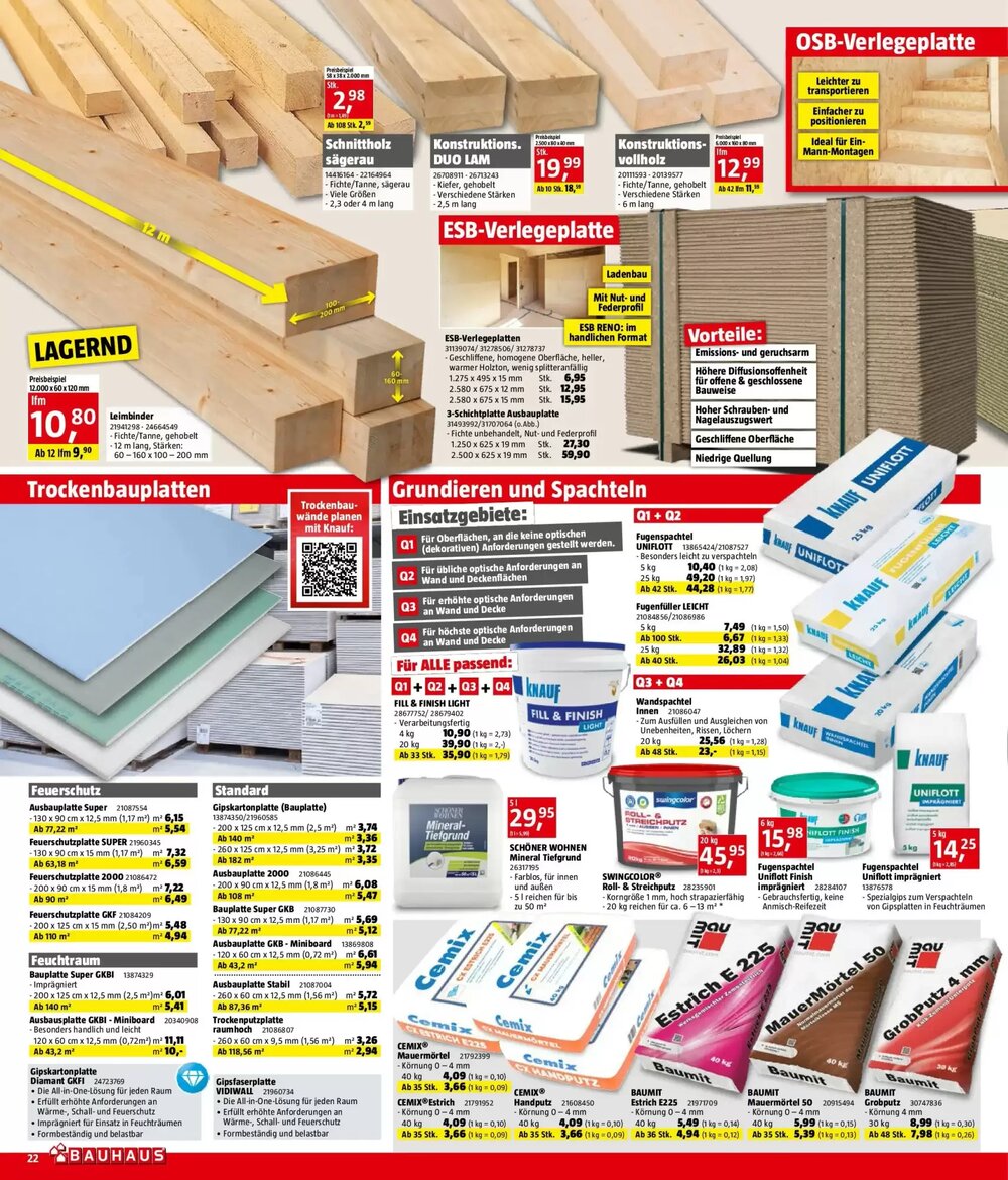 Bauhaus Flugblatt (ab 03.12.2025) - Angebote und Prospekt - Seite 22