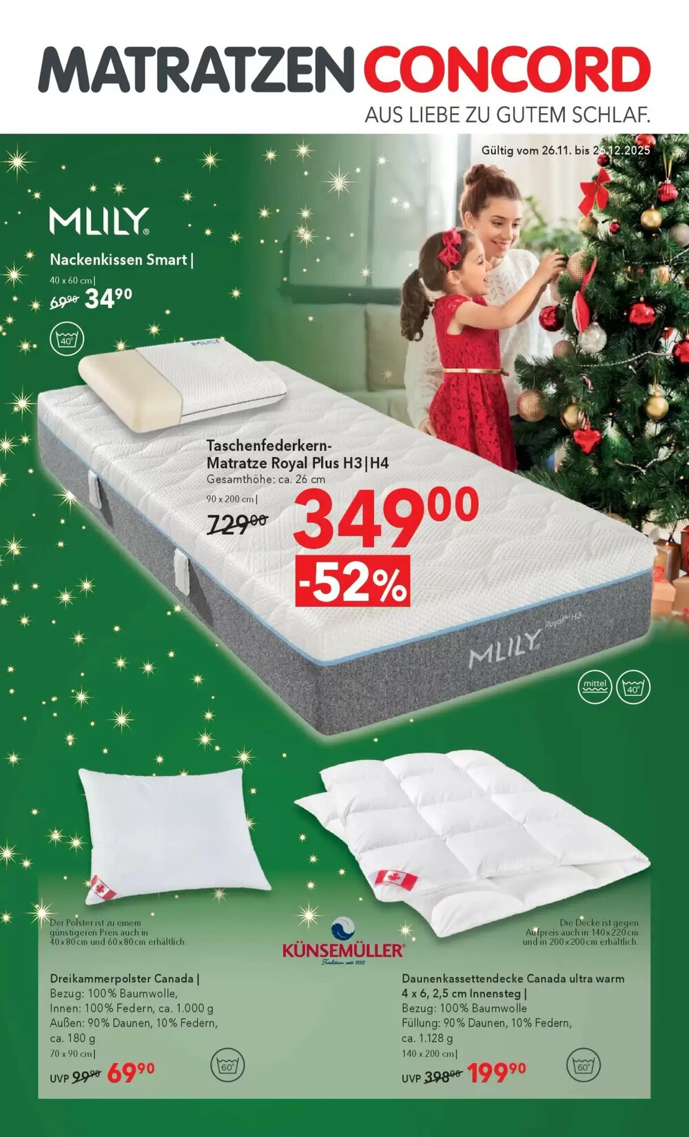 Matratzen Concord Flugblatt (ab 03.12.2025) - Angebote und Prospekt - Seite 1
