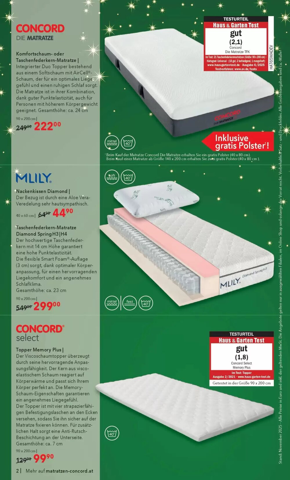 Matratzen Concord Flugblatt (ab 03.12.2025) - Angebote und Prospekt - Seite 2