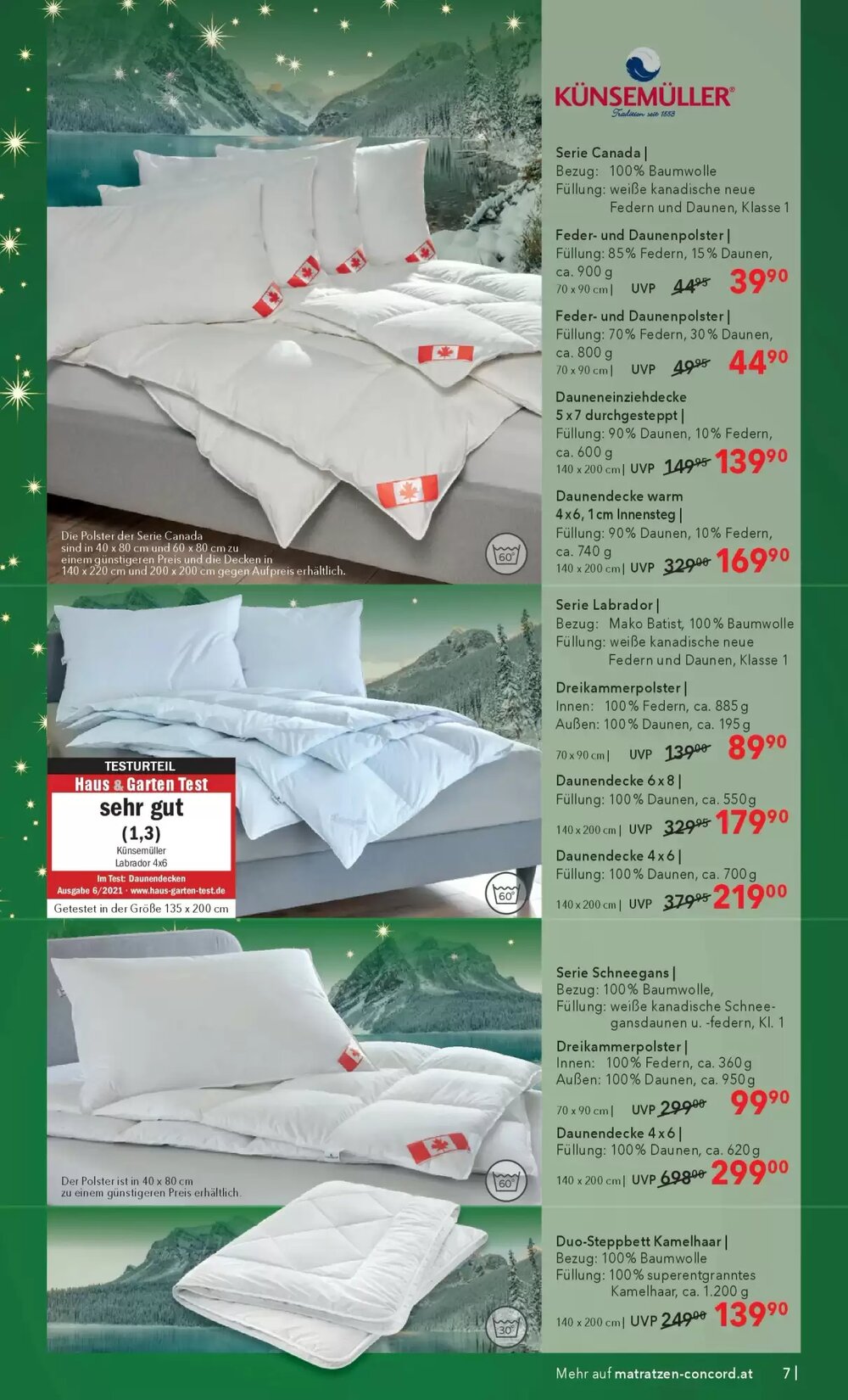 Matratzen Concord Flugblatt (ab 03.12.2025) - Angebote und Prospekt - Seite 7