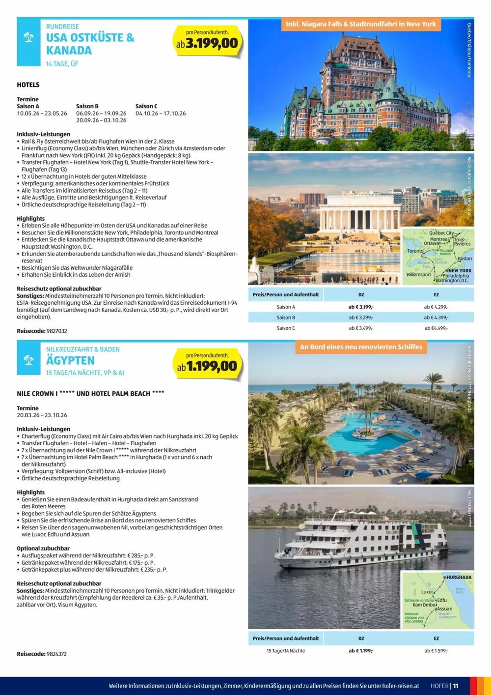 Hofer Reisen Flugblatt (ab 03.12.2025) - Angebote und Prospekt - Seite 11
