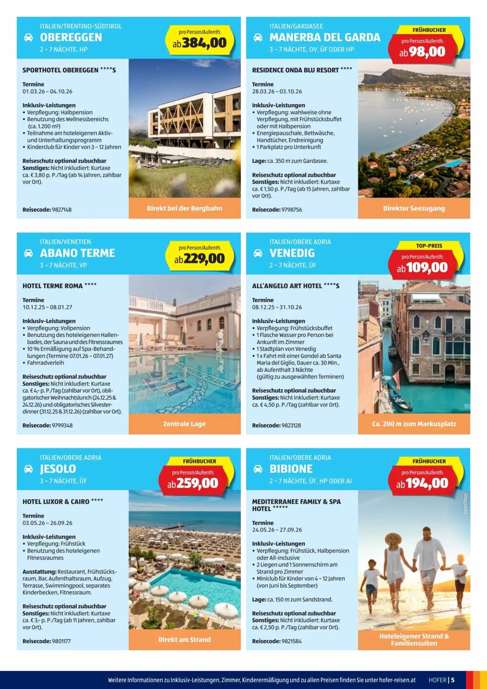 Hofer Reisen Flugblatt (ab 03.12.2025) - Angebote und Prospekt - Seite 5