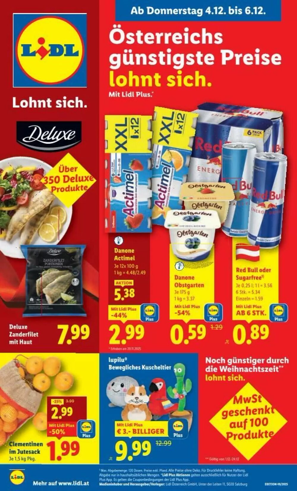 Lidl Flugblatt (ab 04.12.2025) - Angebote und Prospekt - Seite 1