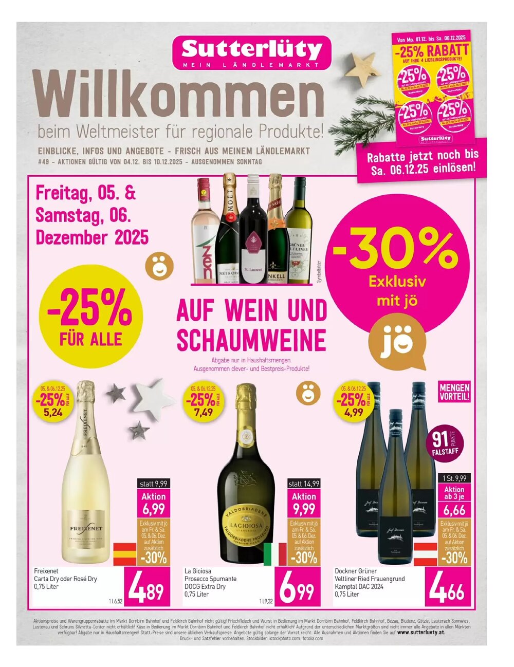 Sutterlüty Flugblatt (ab 04.12.2025) - Angebote und Prospekt - Seite 1