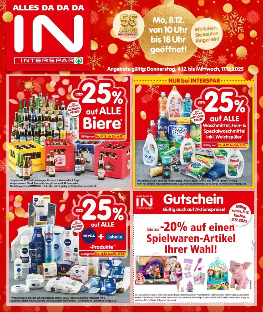 Interspar Flugblatt (ab 04.12.2025) - Angebote und Prospekt - Seite 1