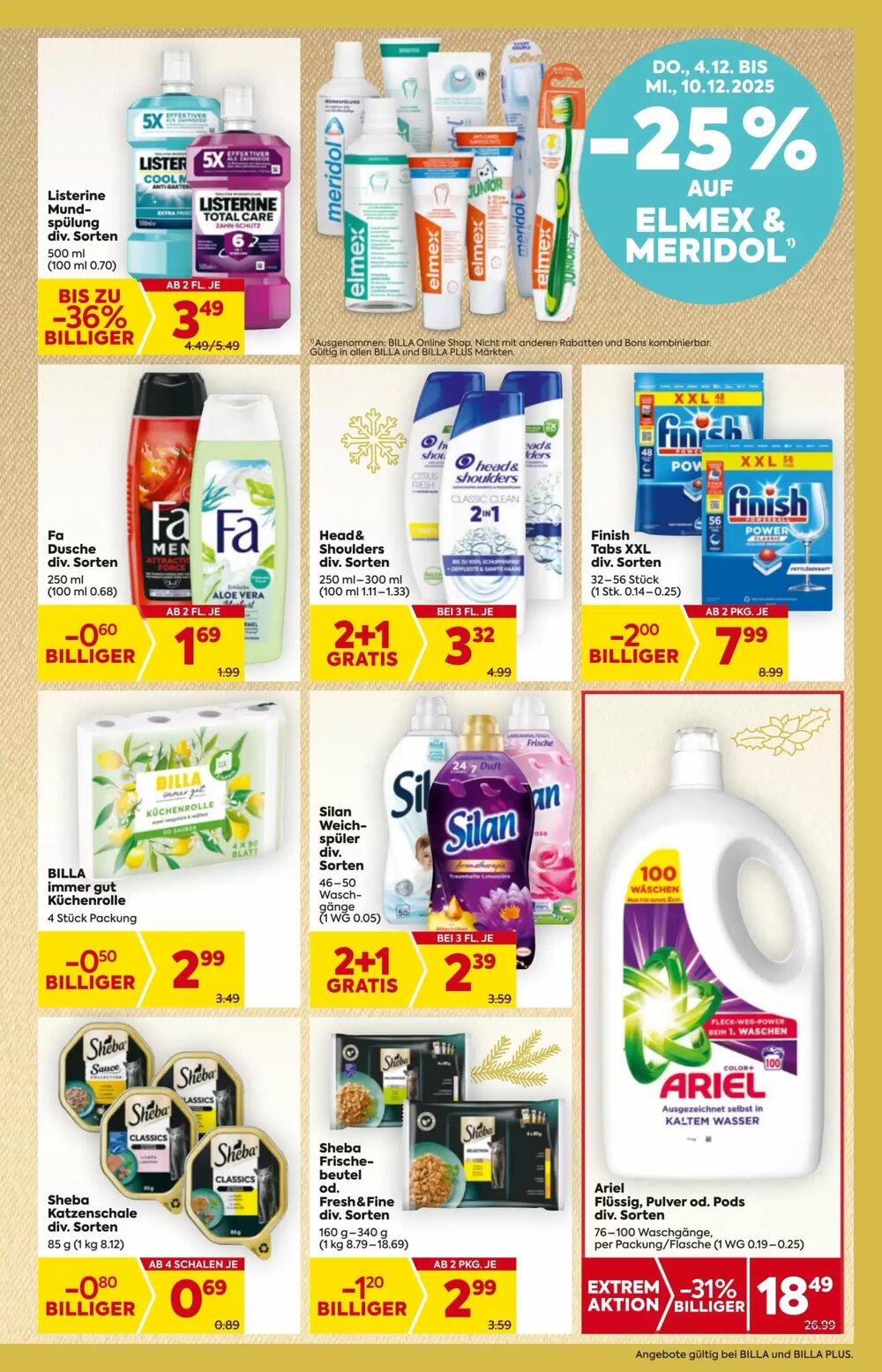 Billa Flugblatt (ab 04.12.2025) - Angebote und Prospekt - Seite 19