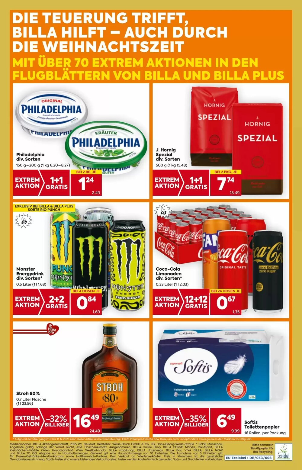 Billa Flugblatt (ab 04.12.2025) - Angebote und Prospekt - Seite 20