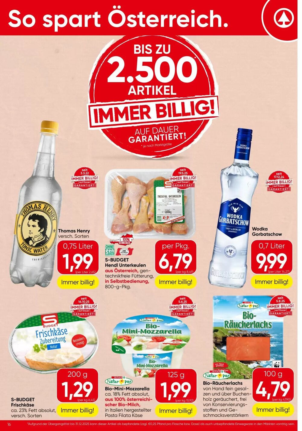 Spar Flugblatt (ab 04.12.2025) - Angebote und Prospekt - Seite 16