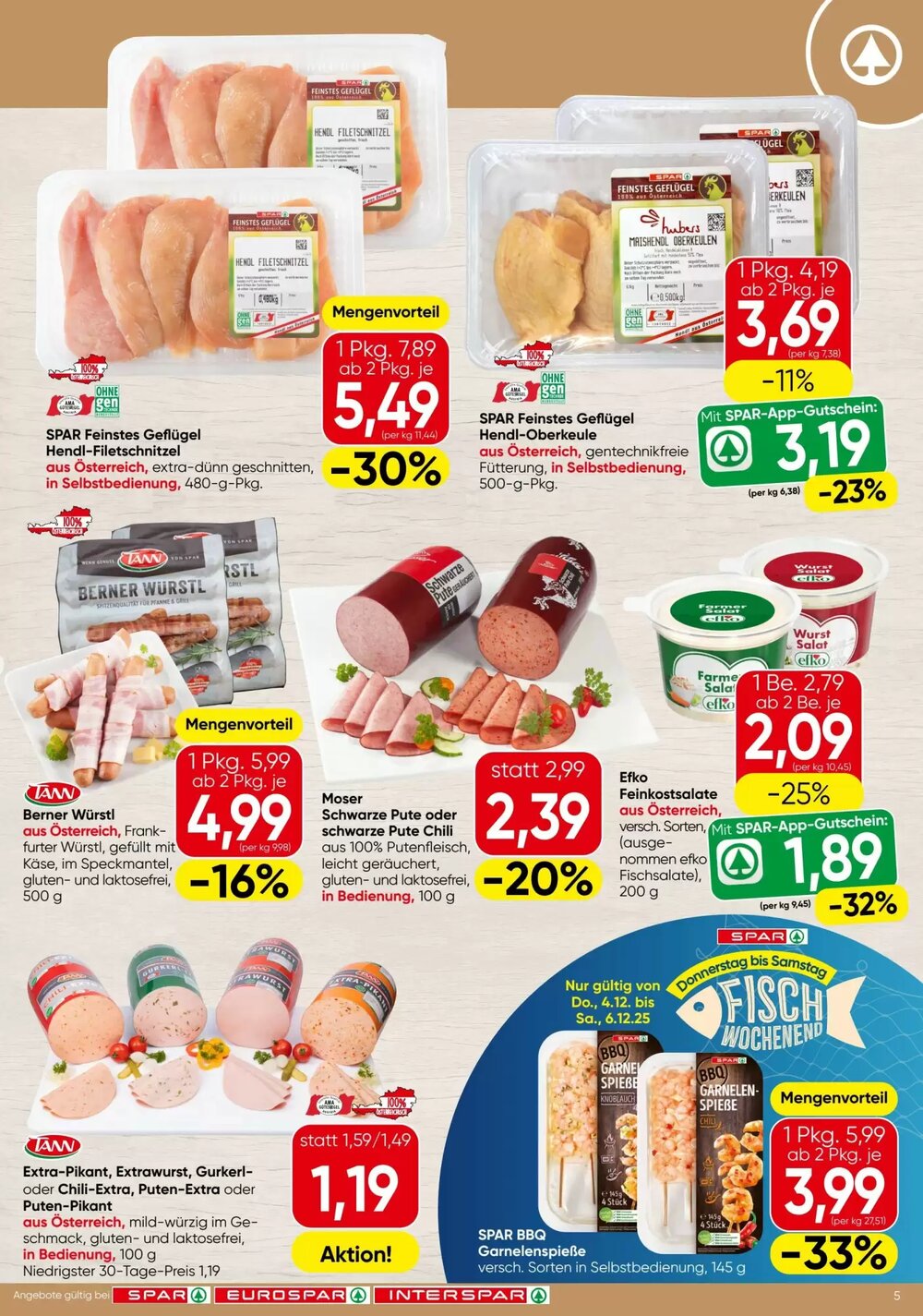 Spar Flugblatt (ab 04.12.2025) - Angebote und Prospekt - Seite 5