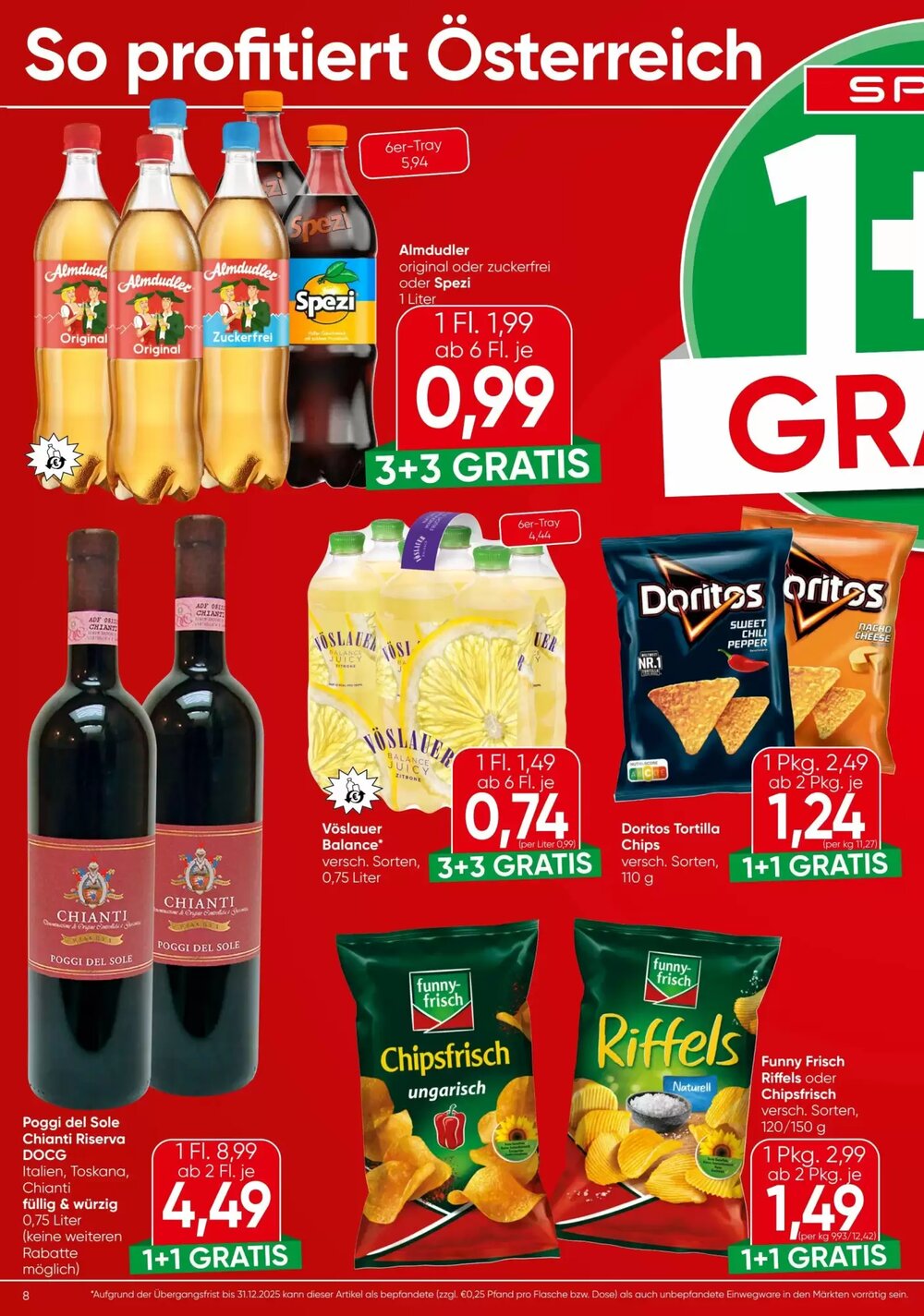 Spar Flugblatt (ab 04.12.2025) - Angebote und Prospekt - Seite 8