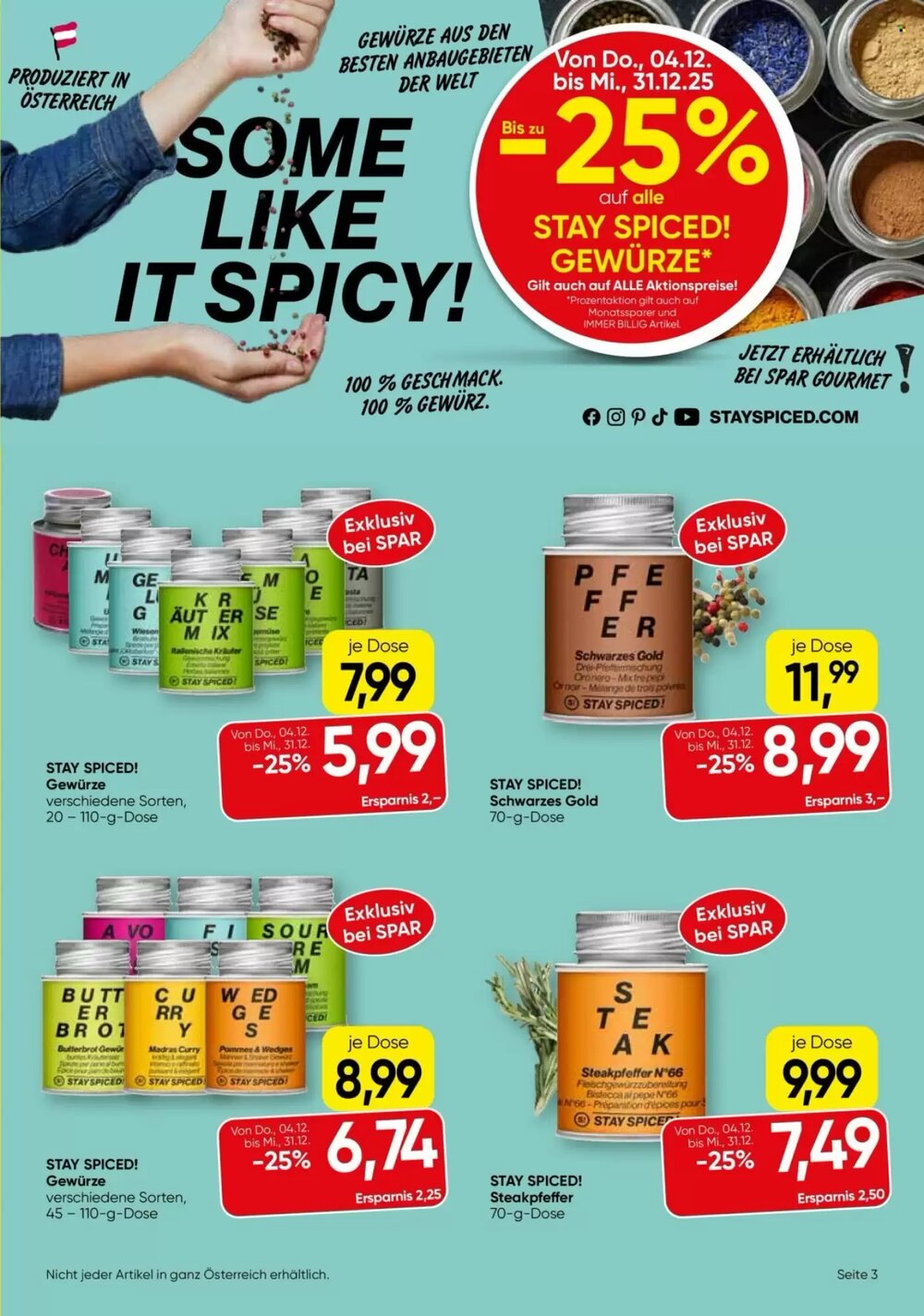 Spar Flugblatt (ab 04.12.2025) - Angebote und Prospekt - Seite 3