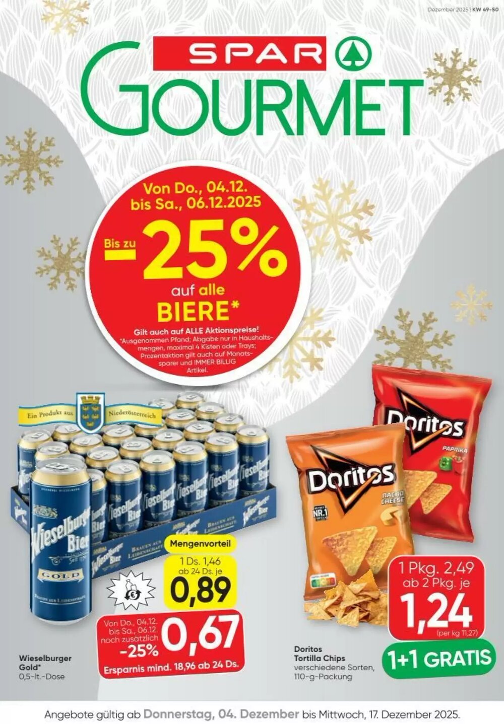 SPAR Gourmet Flugblatt (ab 04.12.2025) - Angebote und Prospekt - Seite 1
