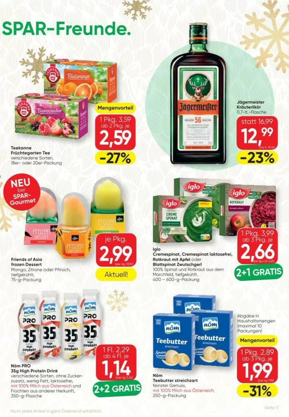 SPAR Gourmet Flugblatt (ab 04.12.2025) - Angebote und Prospekt - Seite 11