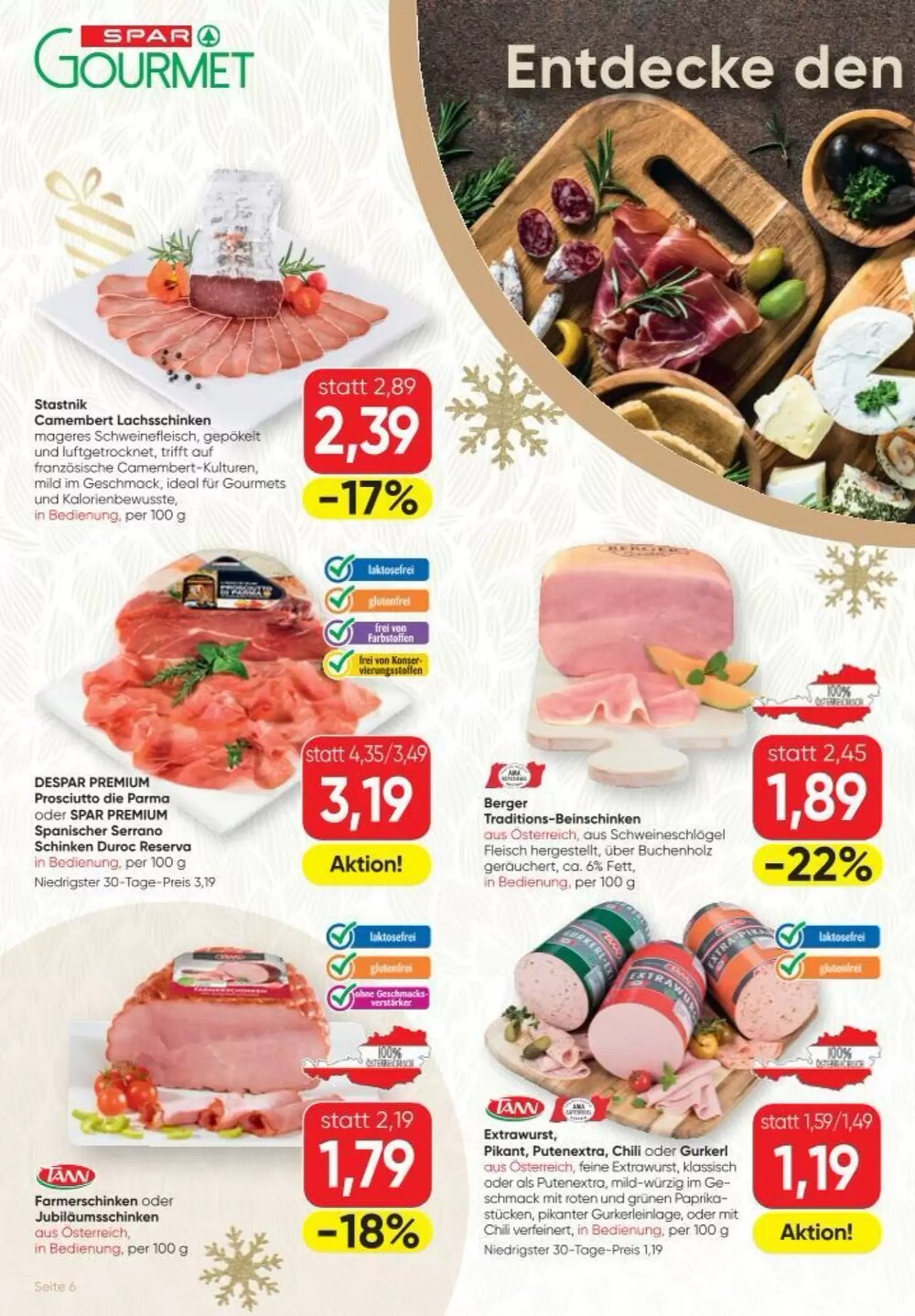 SPAR Gourmet Flugblatt (ab 04.12.2025) - Angebote und Prospekt - Seite 6