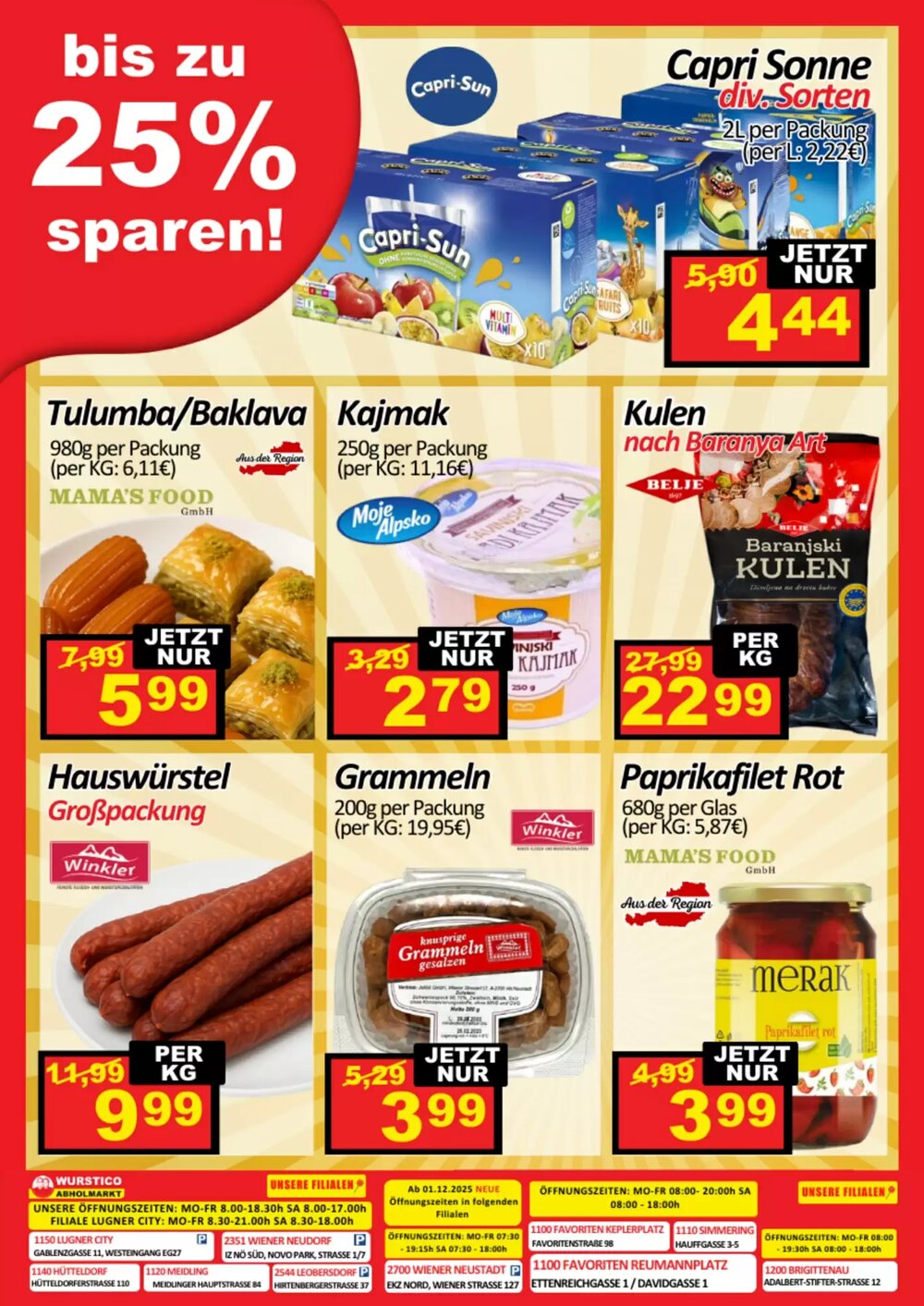 Wurstico Flugblatt (ab 04.12.2025) - Angebote und Prospekt - Seite 3