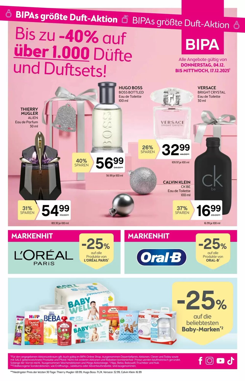 Bipa Flugblatt (ab 04.12.2025) - Angebote und Prospekt - Seite 1