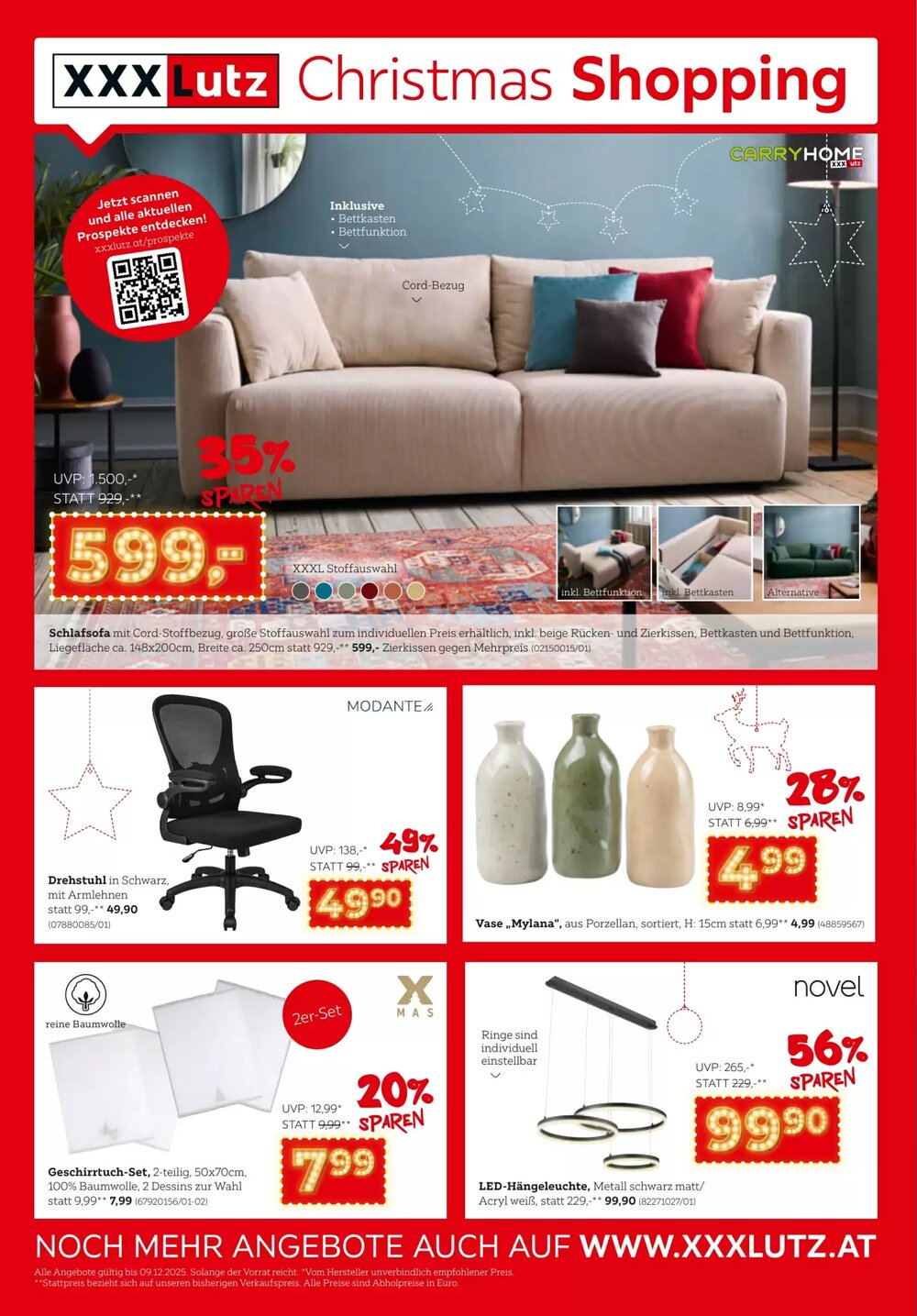 XXXLutz Flugblatt (ab 04.12.2025) - Angebote und Prospekt - Seite 1
