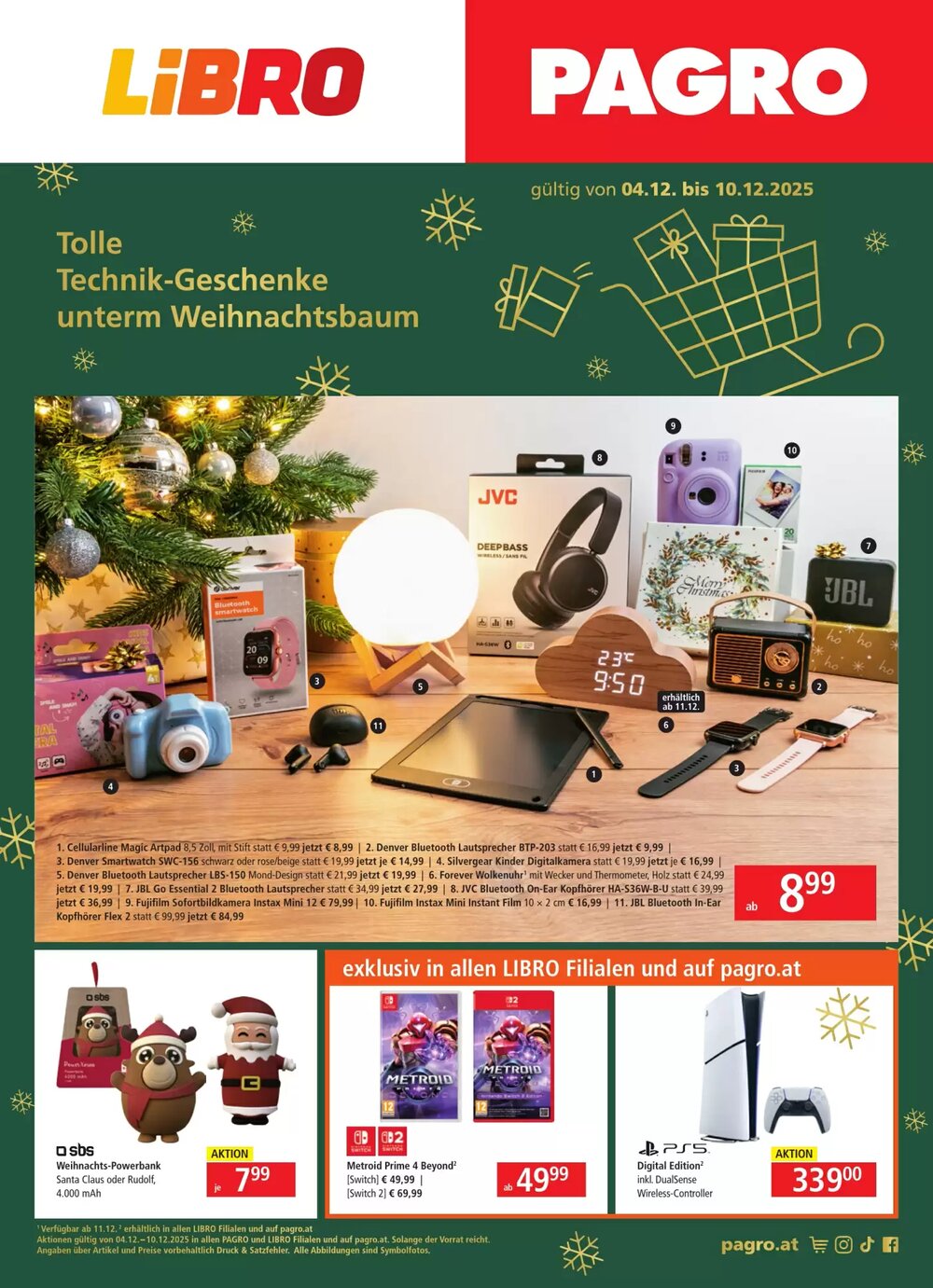 Pagro Diskont Flugblatt (ab 04.12.2025) - Angebote und Prospekt - Seite 1