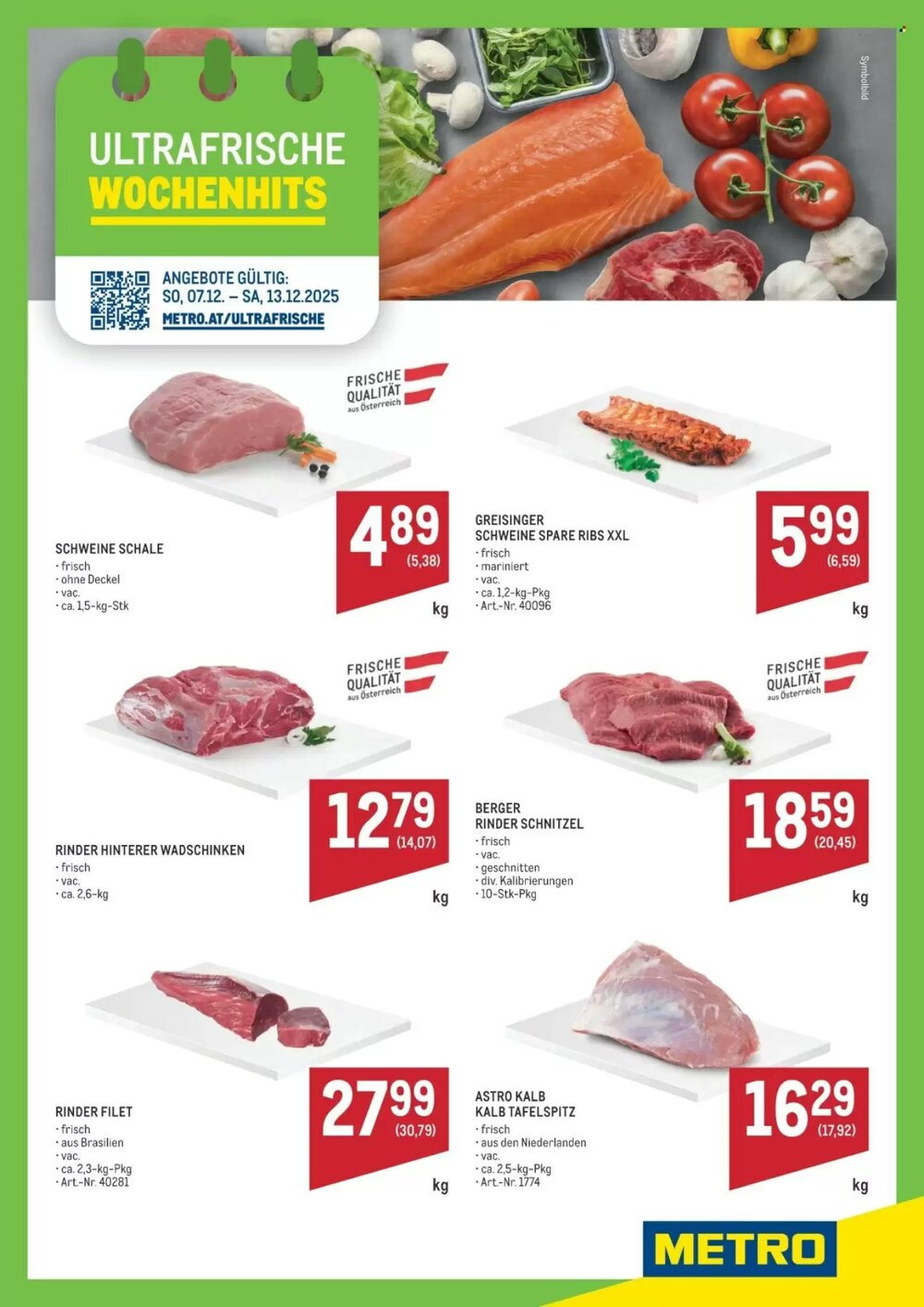 Metro Flugblatt (ab 07.12.2025) - Angebote und Prospekt - Seite 1