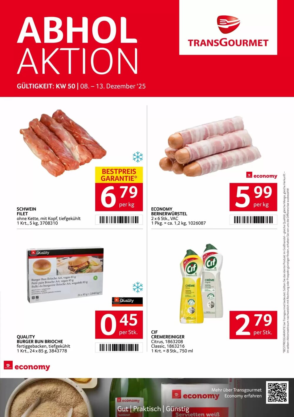 Transgourmet Flugblatt (ab 08.12.2025) - Angebote und Prospekt - Seite 1