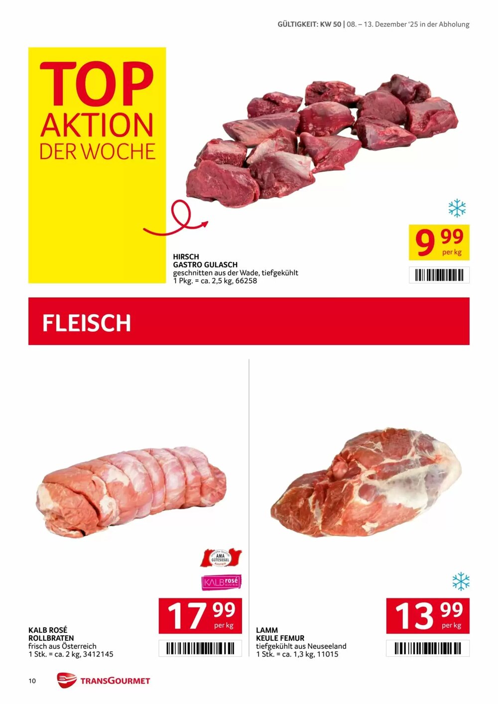 Transgourmet Flugblatt (ab 08.12.2025) - Angebote und Prospekt - Seite 10