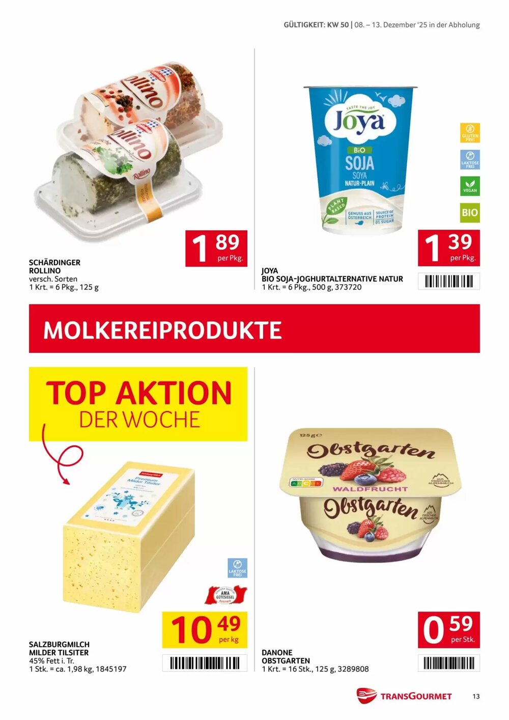 Transgourmet Flugblatt (ab 08.12.2025) - Angebote und Prospekt - Seite 13