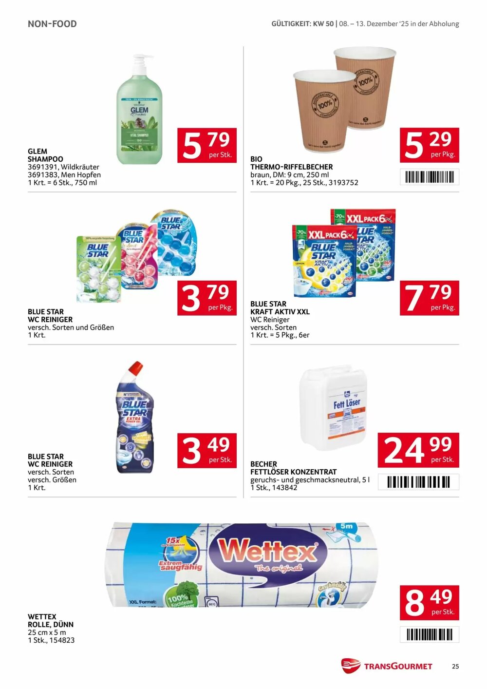Transgourmet Flugblatt (ab 08.12.2025) - Angebote und Prospekt - Seite 25