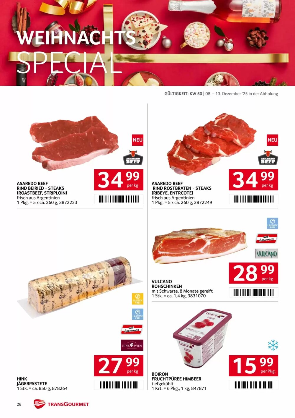 Transgourmet Flugblatt (ab 08.12.2025) - Angebote und Prospekt - Seite 26