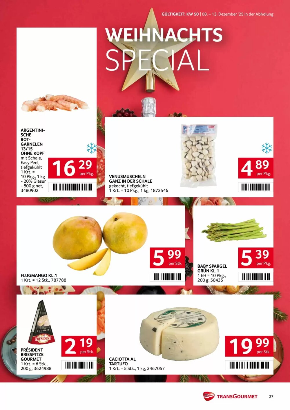 Transgourmet Flugblatt (ab 08.12.2025) - Angebote und Prospekt - Seite 27