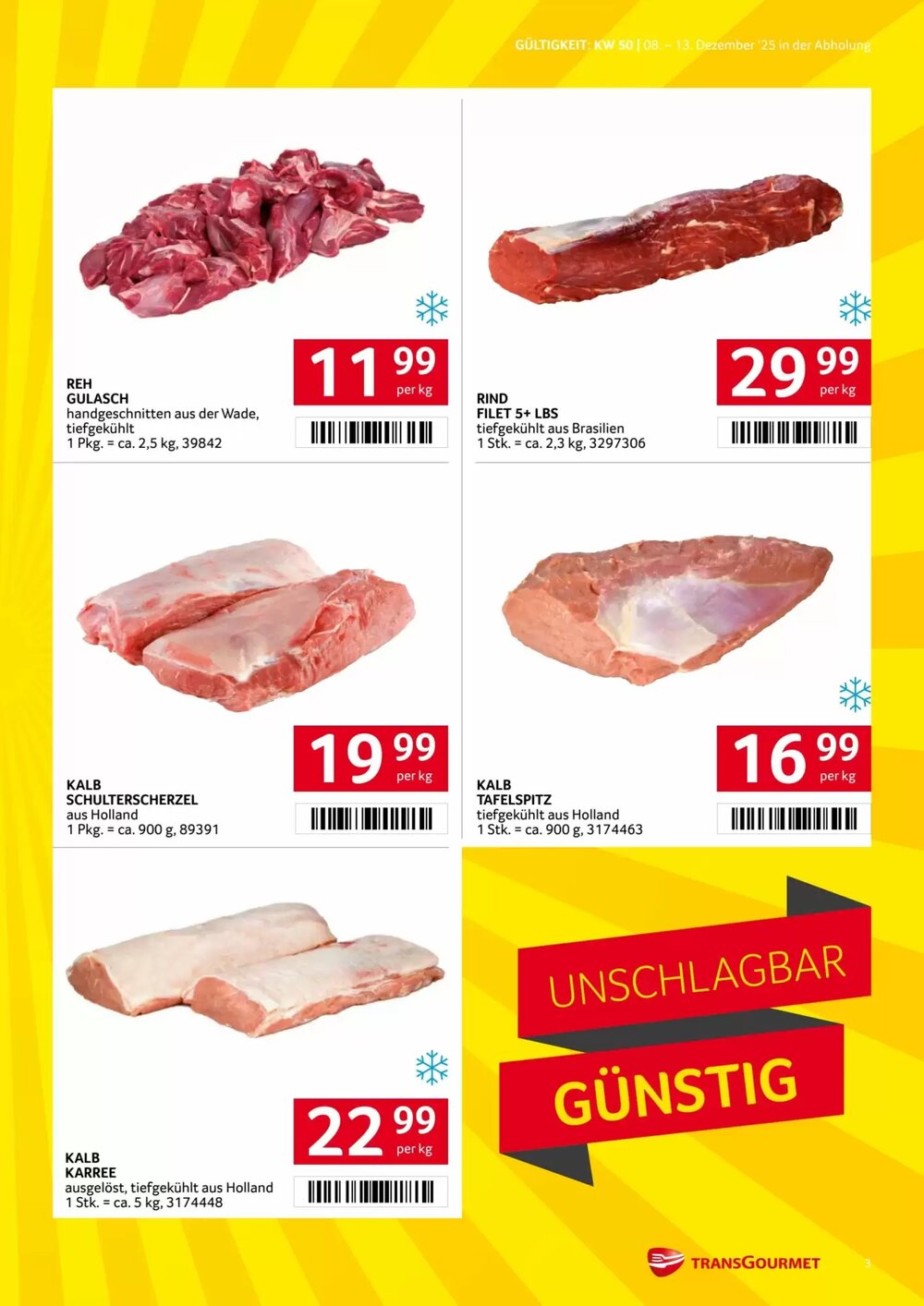 Transgourmet Flugblatt (ab 08.12.2025) - Angebote und Prospekt - Seite 3