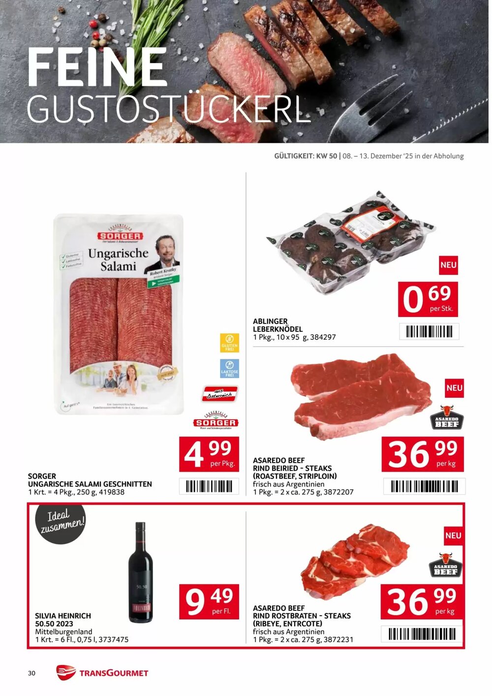 Transgourmet Flugblatt (ab 08.12.2025) - Angebote und Prospekt - Seite 30