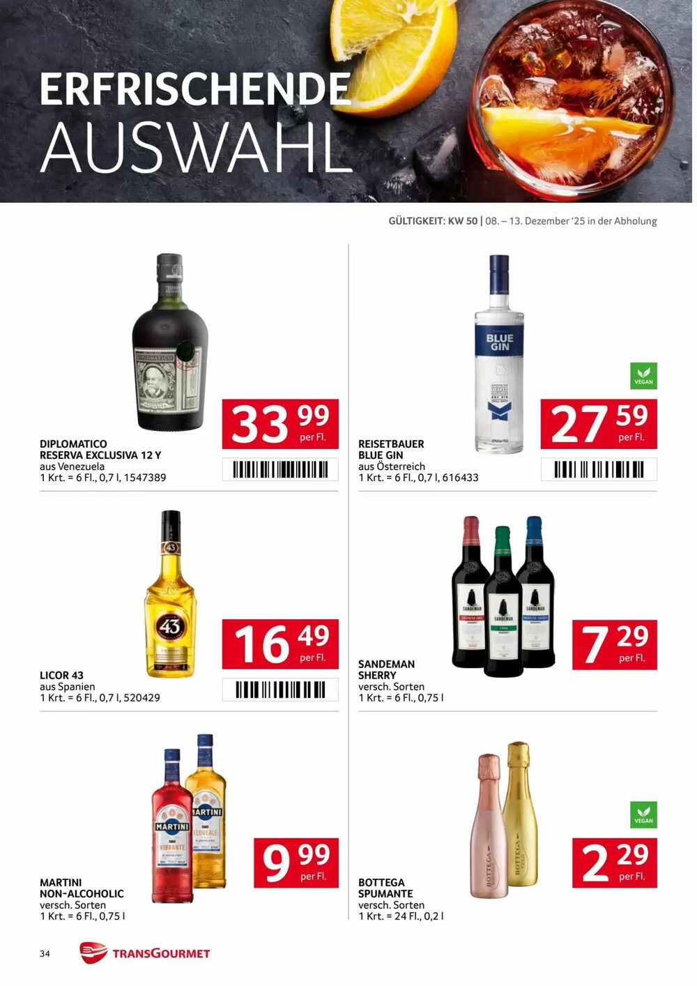 Transgourmet Flugblatt (ab 08.12.2025) - Angebote und Prospekt - Seite 34