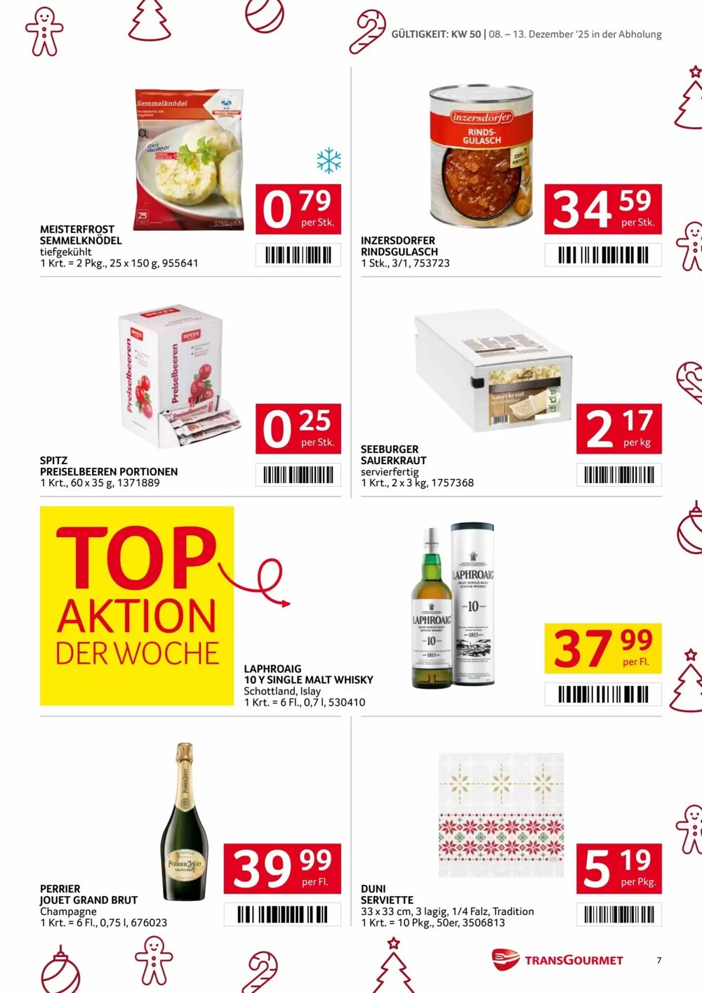 Transgourmet Flugblatt (ab 08.12.2025) - Angebote und Prospekt - Seite 7