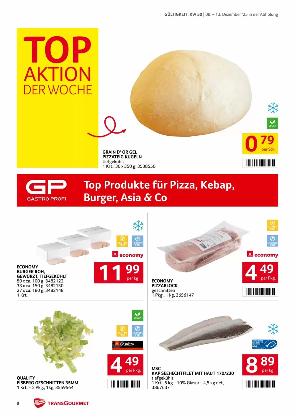 Transgourmet Flugblatt (ab 08.12.2025) - Angebote und Prospekt - Seite 8
