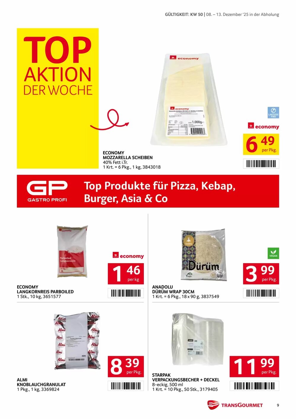 Transgourmet Flugblatt (ab 08.12.2025) - Angebote und Prospekt - Seite 9