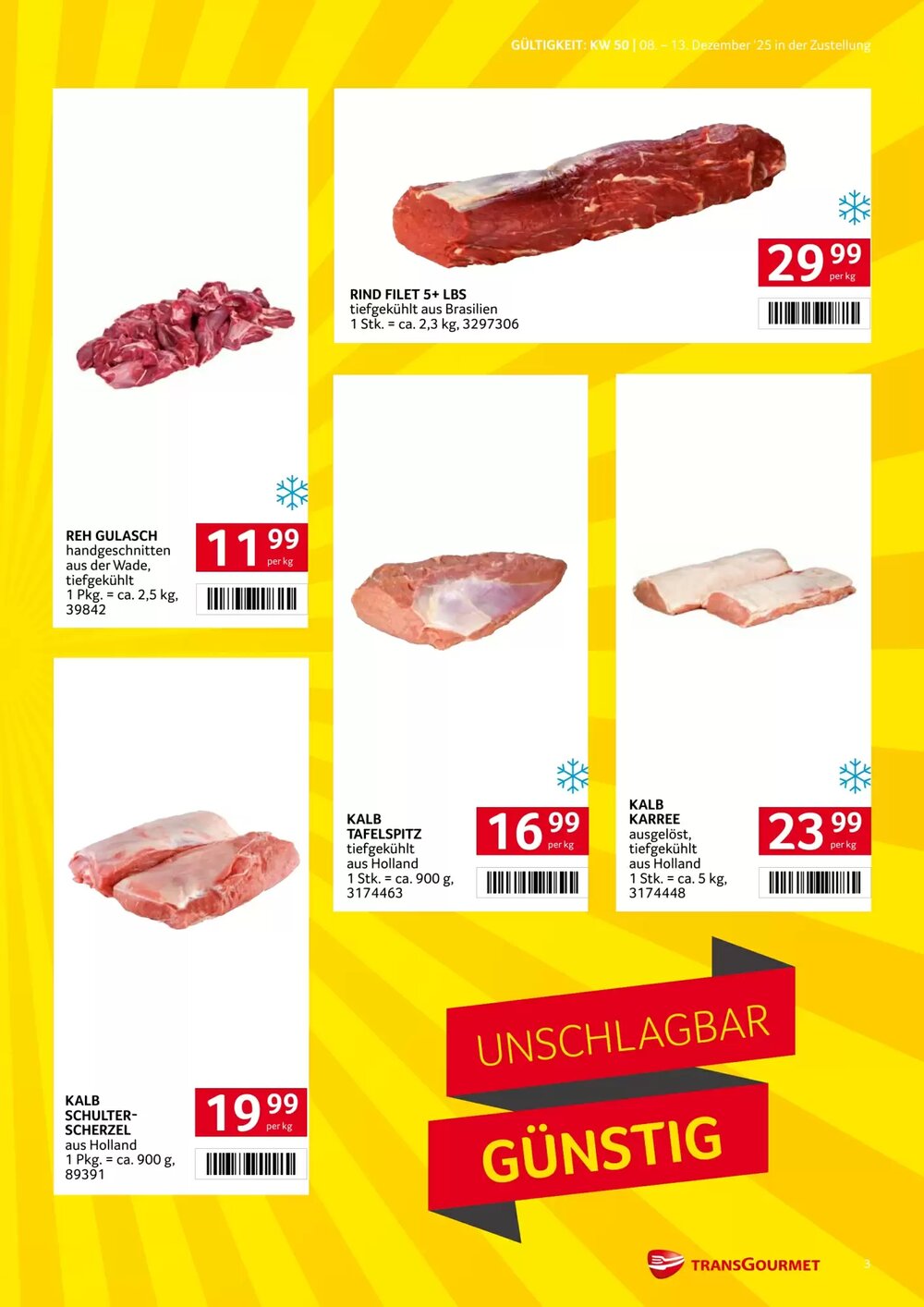 Transgourmet Flugblatt (ab 08.12.2025) - Angebote und Prospekt - Seite 3