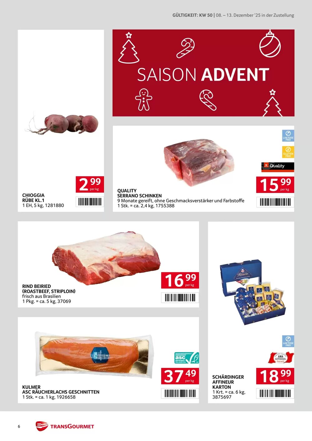 Transgourmet Flugblatt (ab 08.12.2025) - Angebote und Prospekt - Seite 6