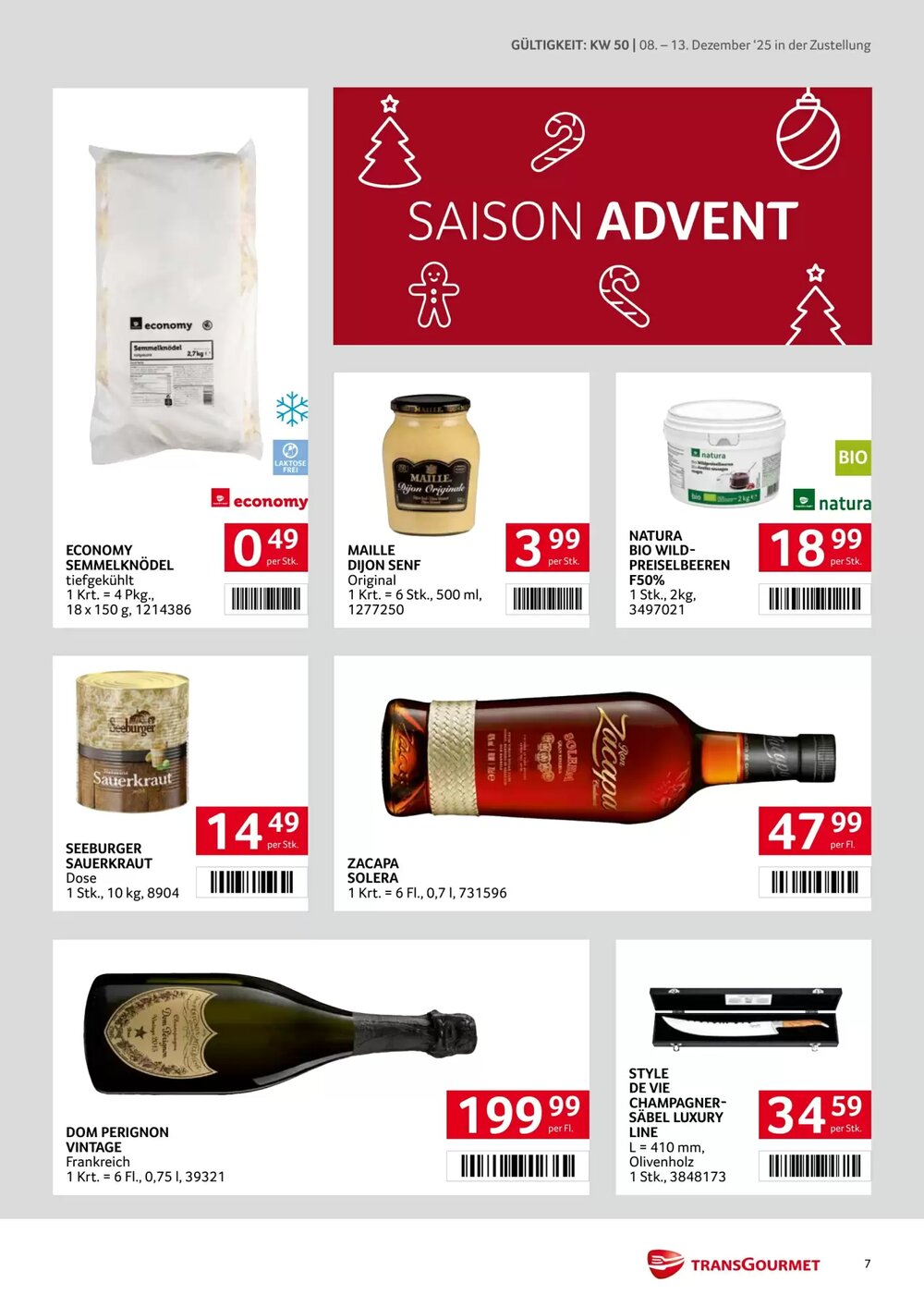 Transgourmet Flugblatt (ab 08.12.2025) - Angebote und Prospekt - Seite 7