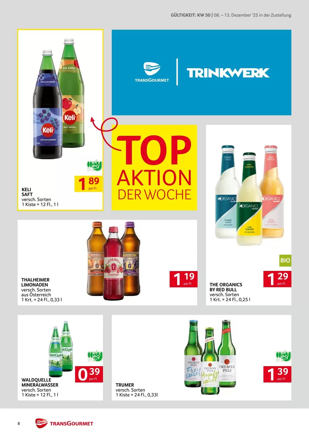 Transgourmet Flugblatt (ab 08.12.2025) - Angebote und Prospekt - Seite 8