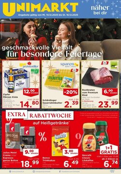 Unimarkt Flugblatt (ab 10.12.2025) - Angebote und Prospekt
