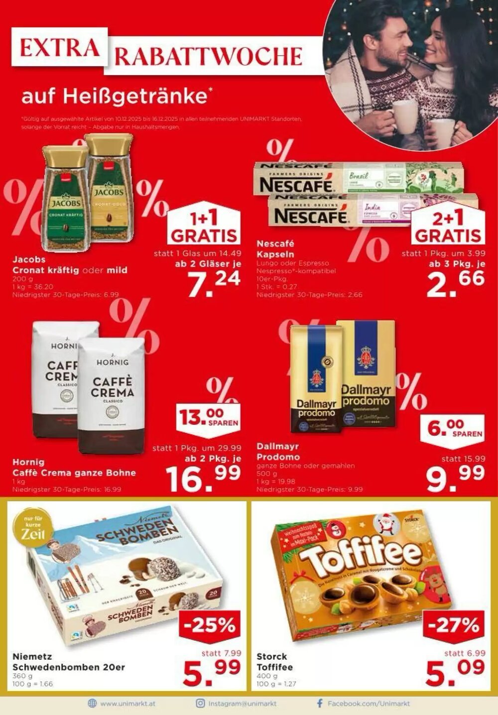 Unimarkt Flugblatt (ab 10.12.2025) - Angebote und Prospekt - Seite 2
