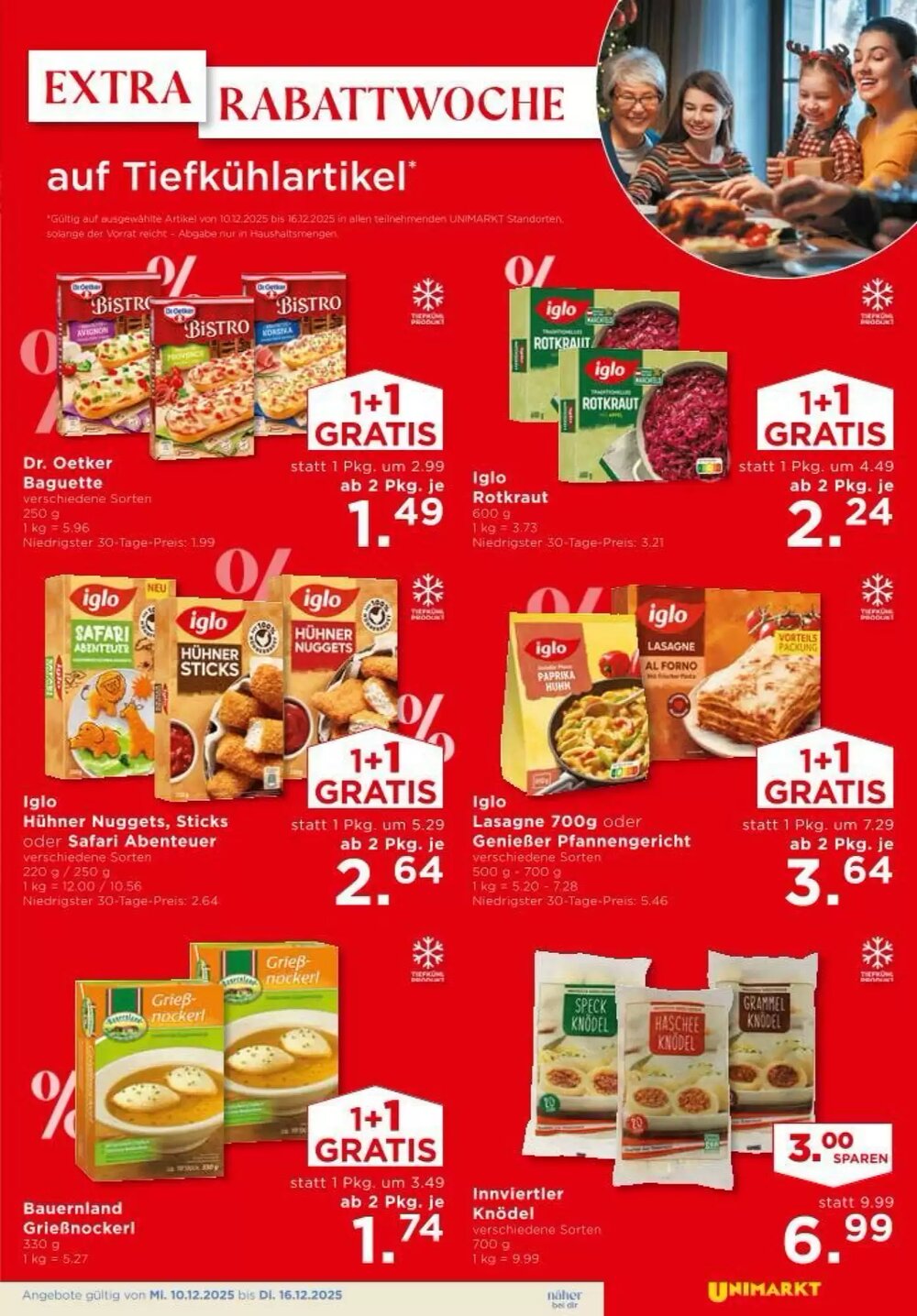 Unimarkt Flugblatt (ab 10.12.2025) - Angebote und Prospekt - Seite 3