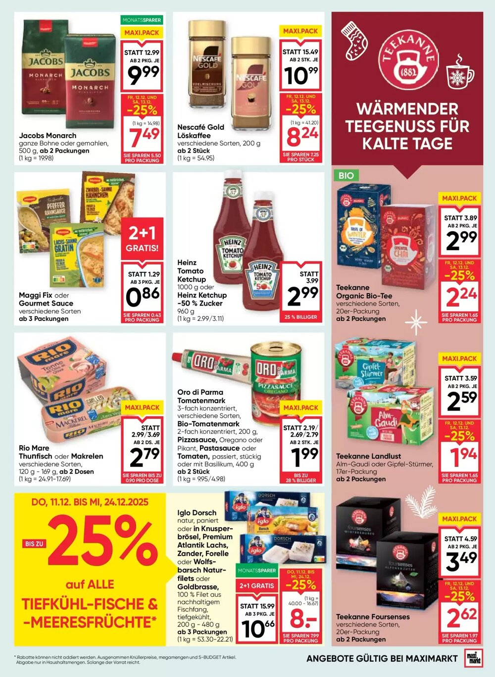 Maximarkt Flugblatt (ab 10.12.2025) - Angebote und Prospekt - Seite 11