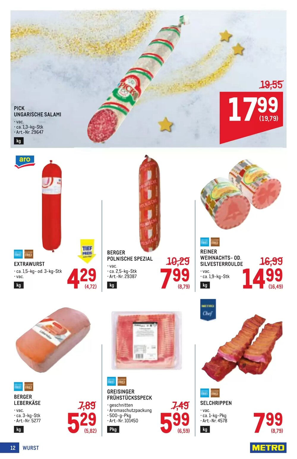 Metro Flugblatt (ab 11.12.2025) - Angebote und Prospekt - Seite 12