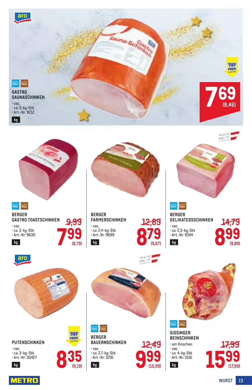 Metro Flugblatt (ab 11.12.2025) - Angebote und Prospekt - Seite 13