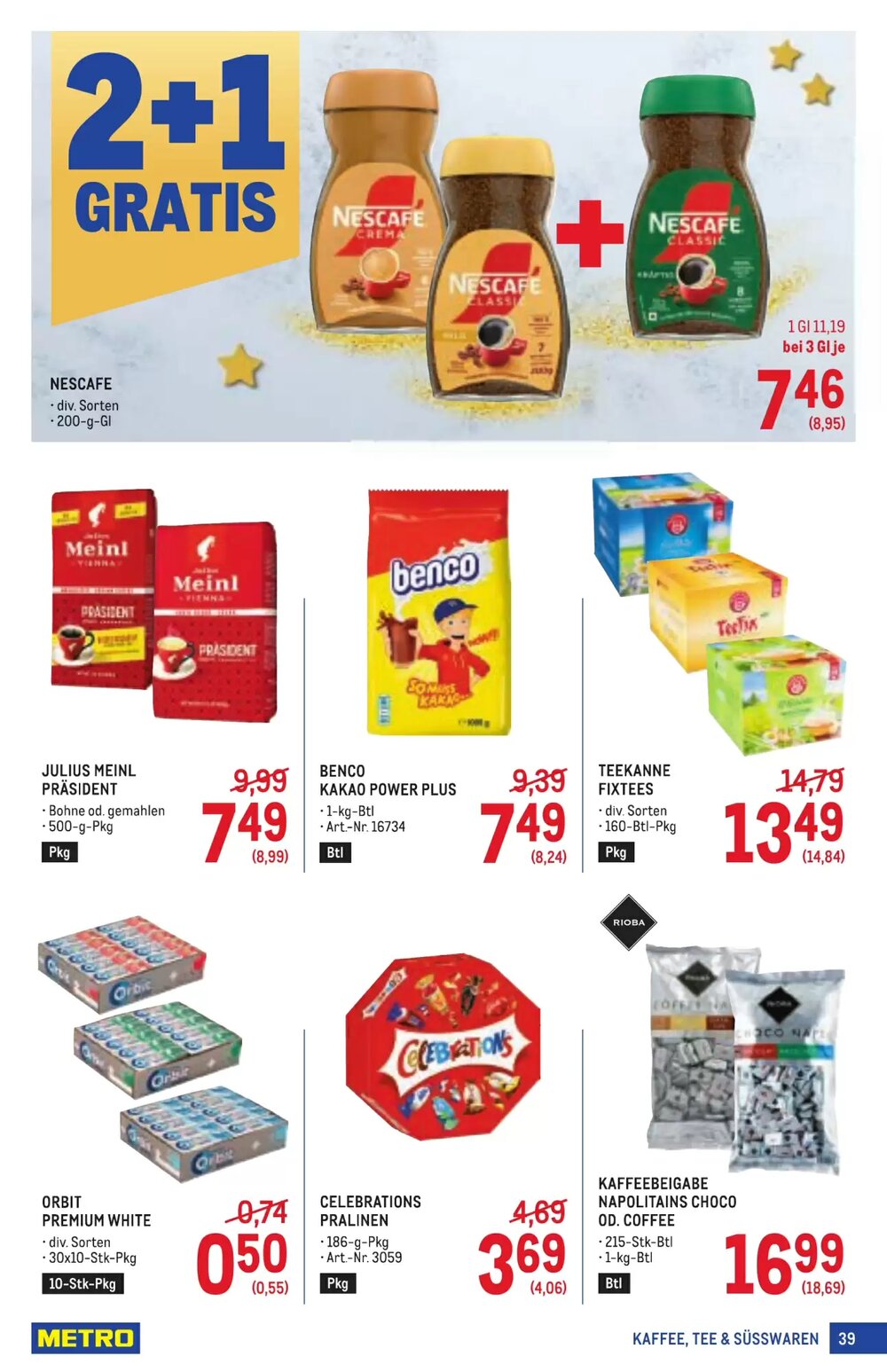 Metro Flugblatt (ab 11.12.2025) - Angebote und Prospekt - Seite 39