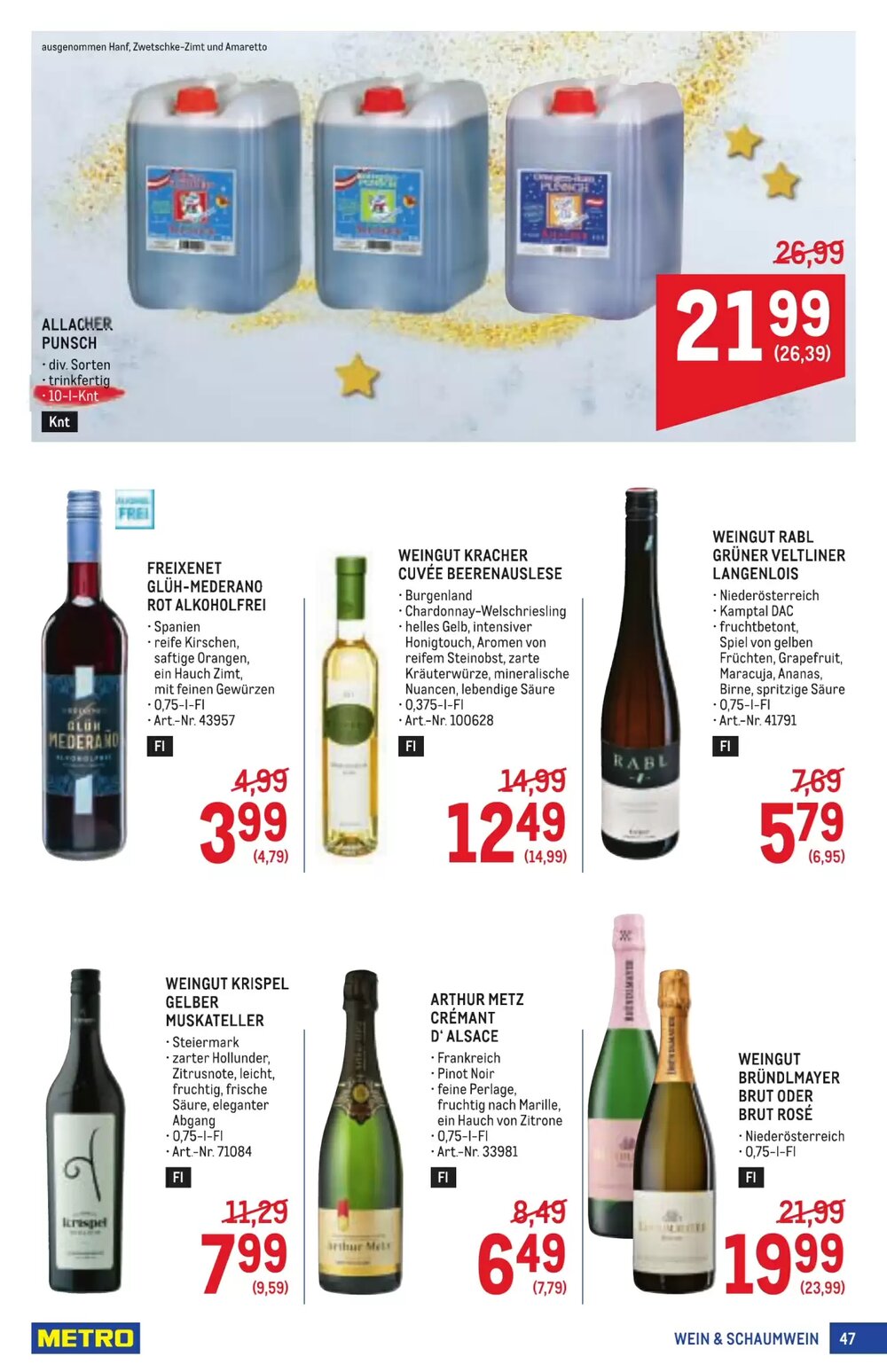 Metro Flugblatt (ab 11.12.2025) - Angebote und Prospekt - Seite 47