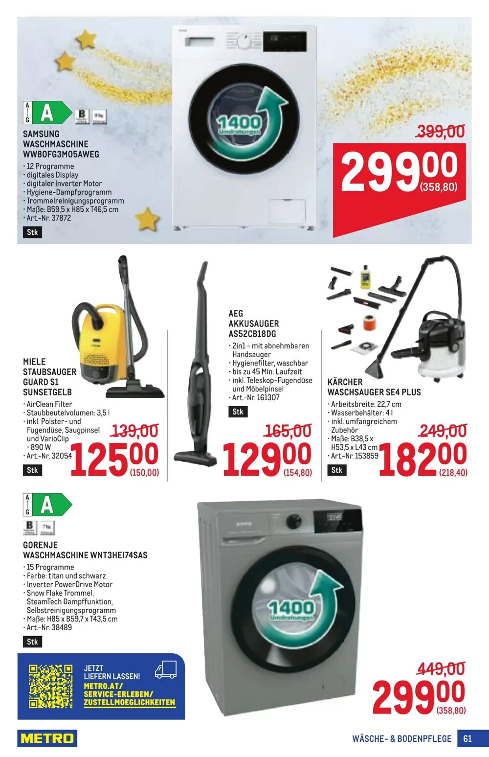 Metro Flugblatt (ab 11.12.2025) - Angebote und Prospekt - Seite 61