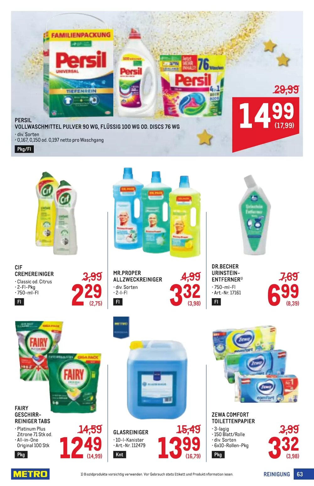 Metro Flugblatt (ab 11.12.2025) - Angebote und Prospekt - Seite 63