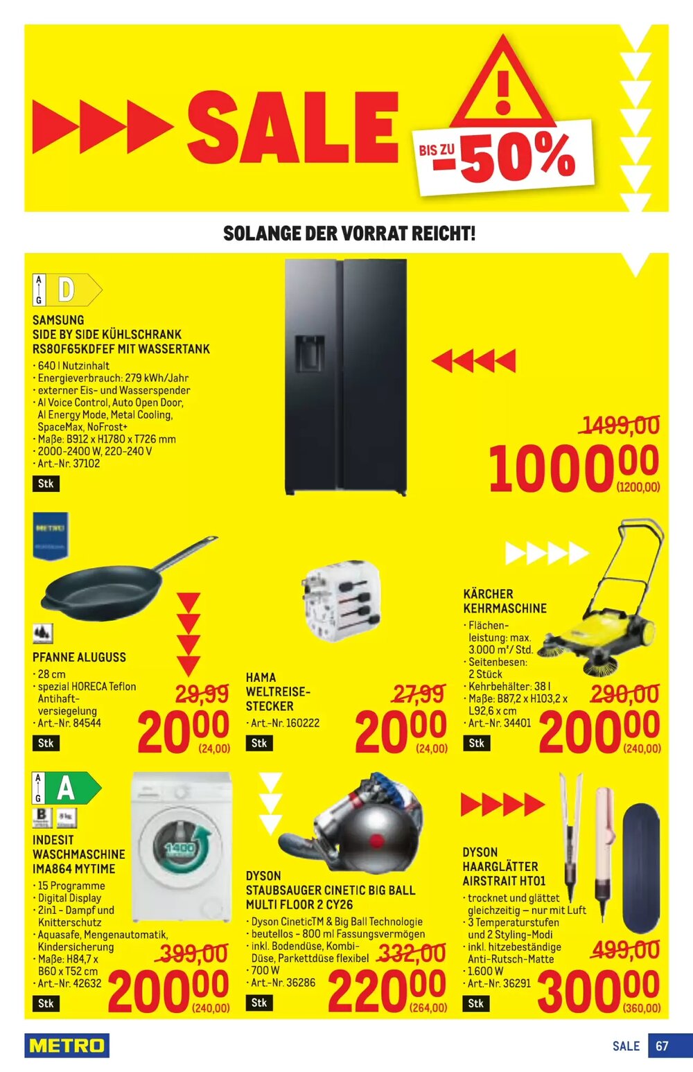 Metro Flugblatt (ab 11.12.2025) - Angebote und Prospekt - Seite 67